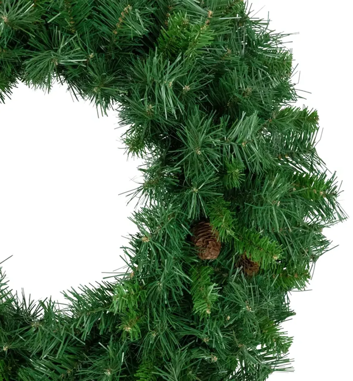 Black River Pine Artificial Christmas Wreath  24-Inch  Unlit