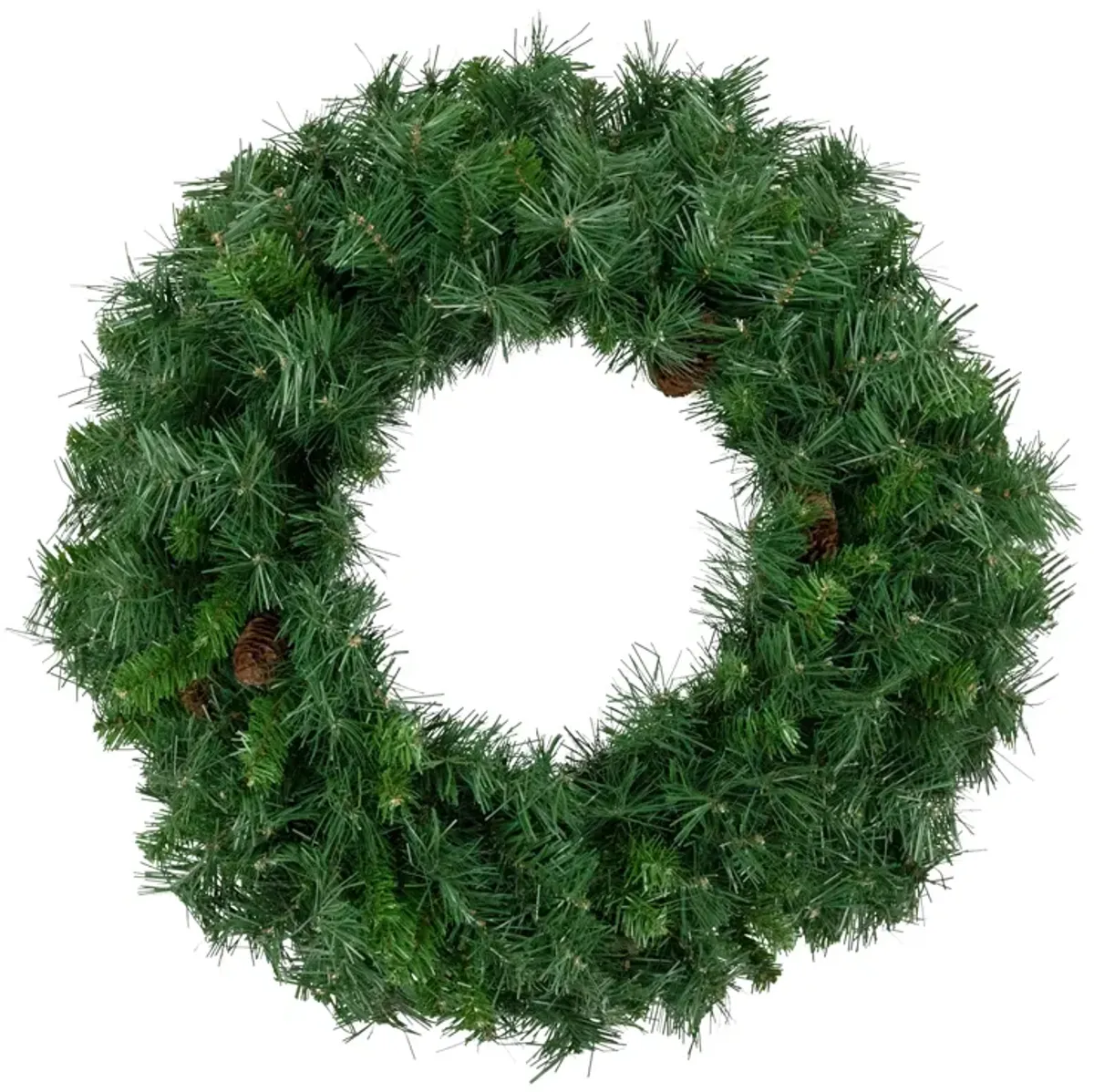 Black River Pine Artificial Christmas Wreath  24-Inch  Unlit