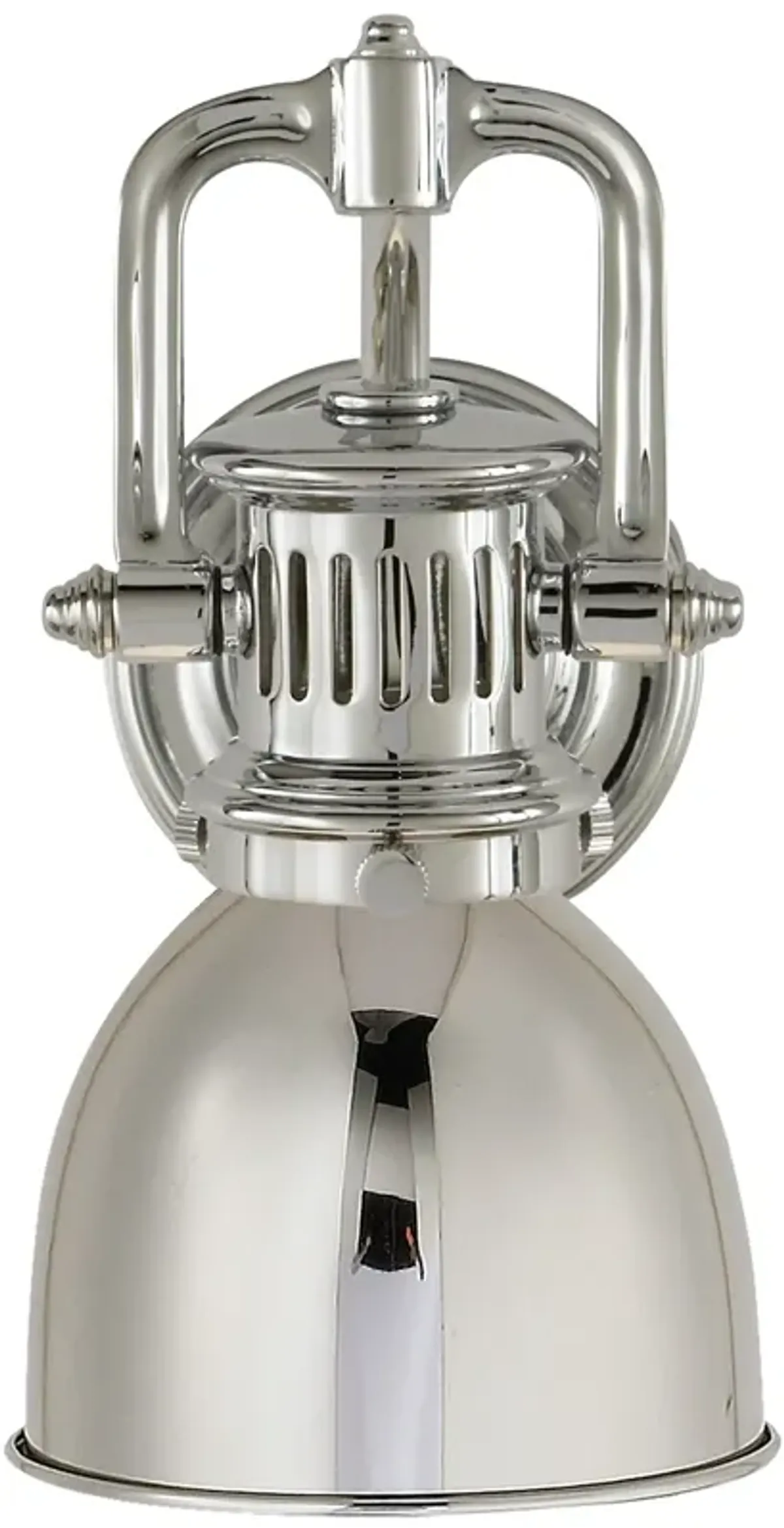 Yoke Suspended Sconce in Polished Nickel