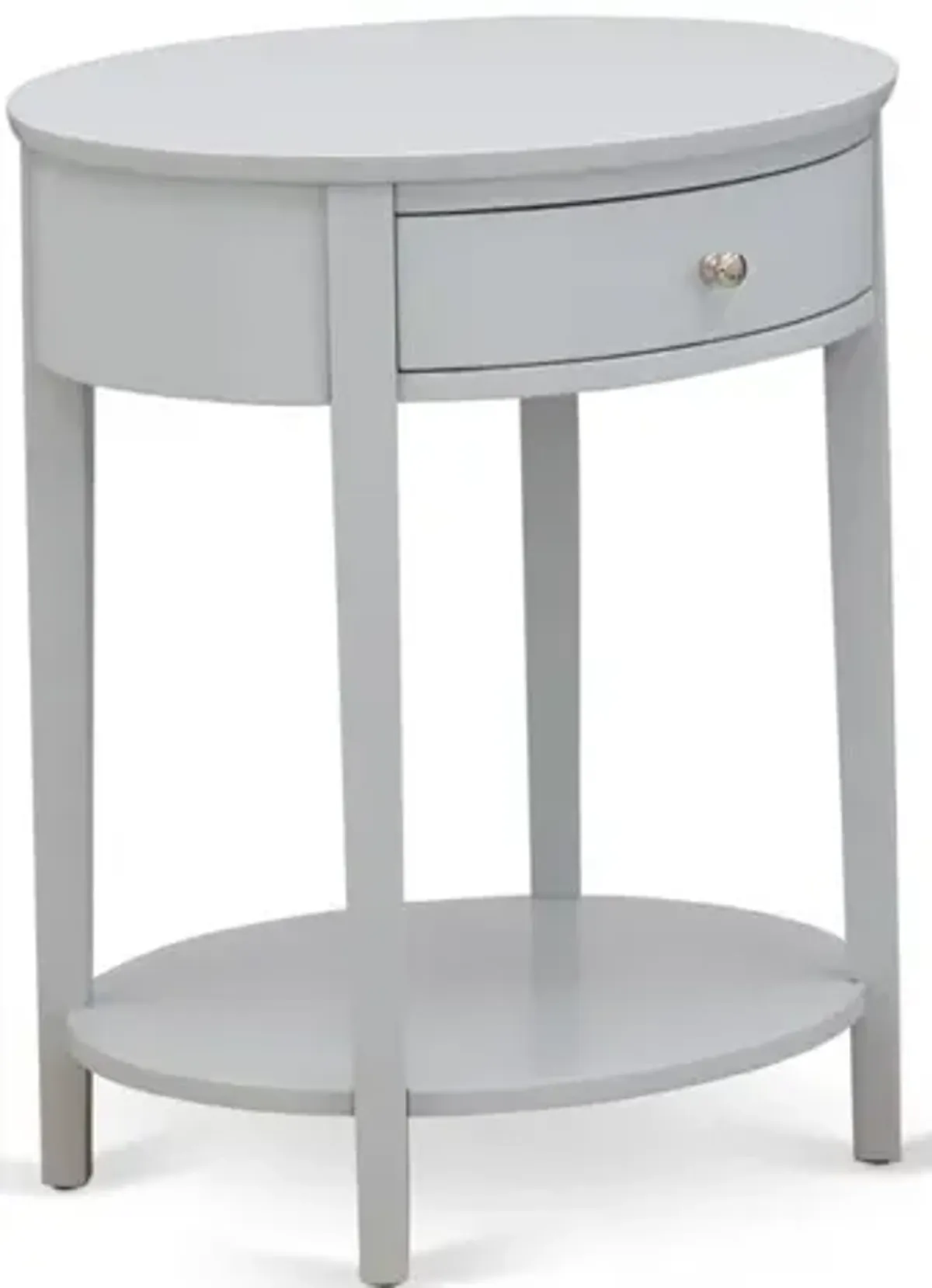 HI-14-ET Mid Century Nightstand with 1 Mid Century Modern Drawer, Stable and Sturdy Constructed - Urban Gray Finish