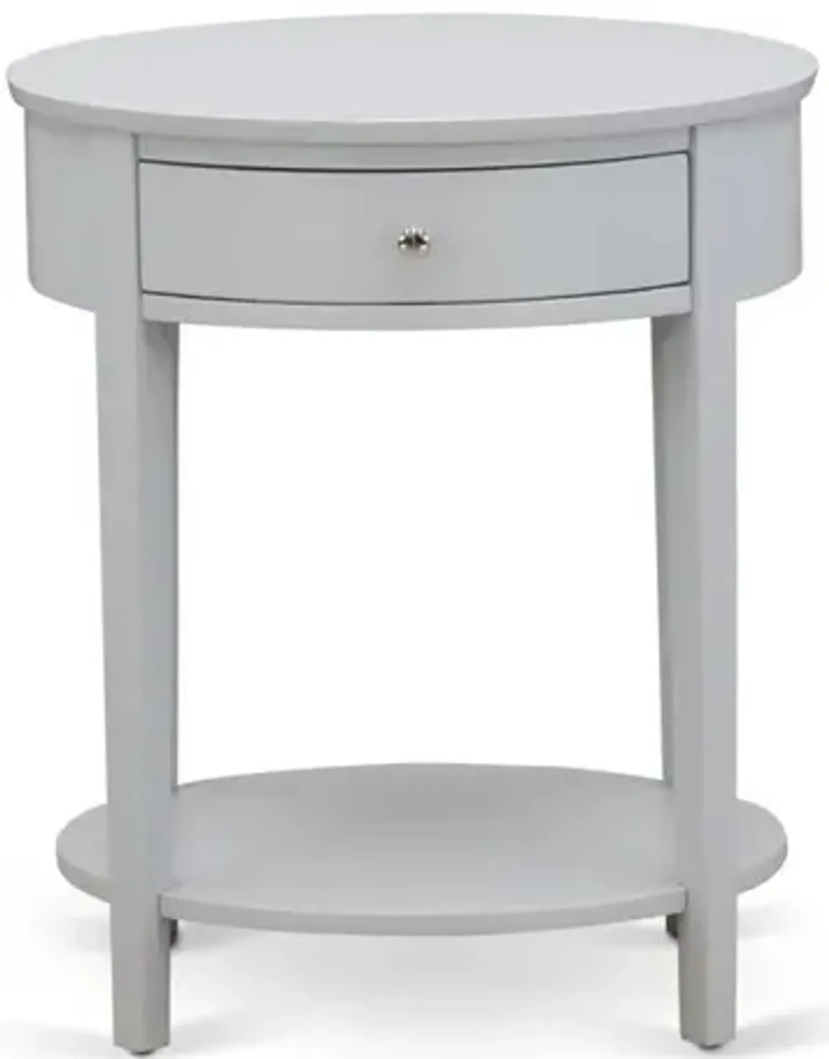 HI-14-ET Mid Century Nightstand with 1 Mid Century Modern Drawer, Stable and Sturdy Constructed - Urban Gray Finish