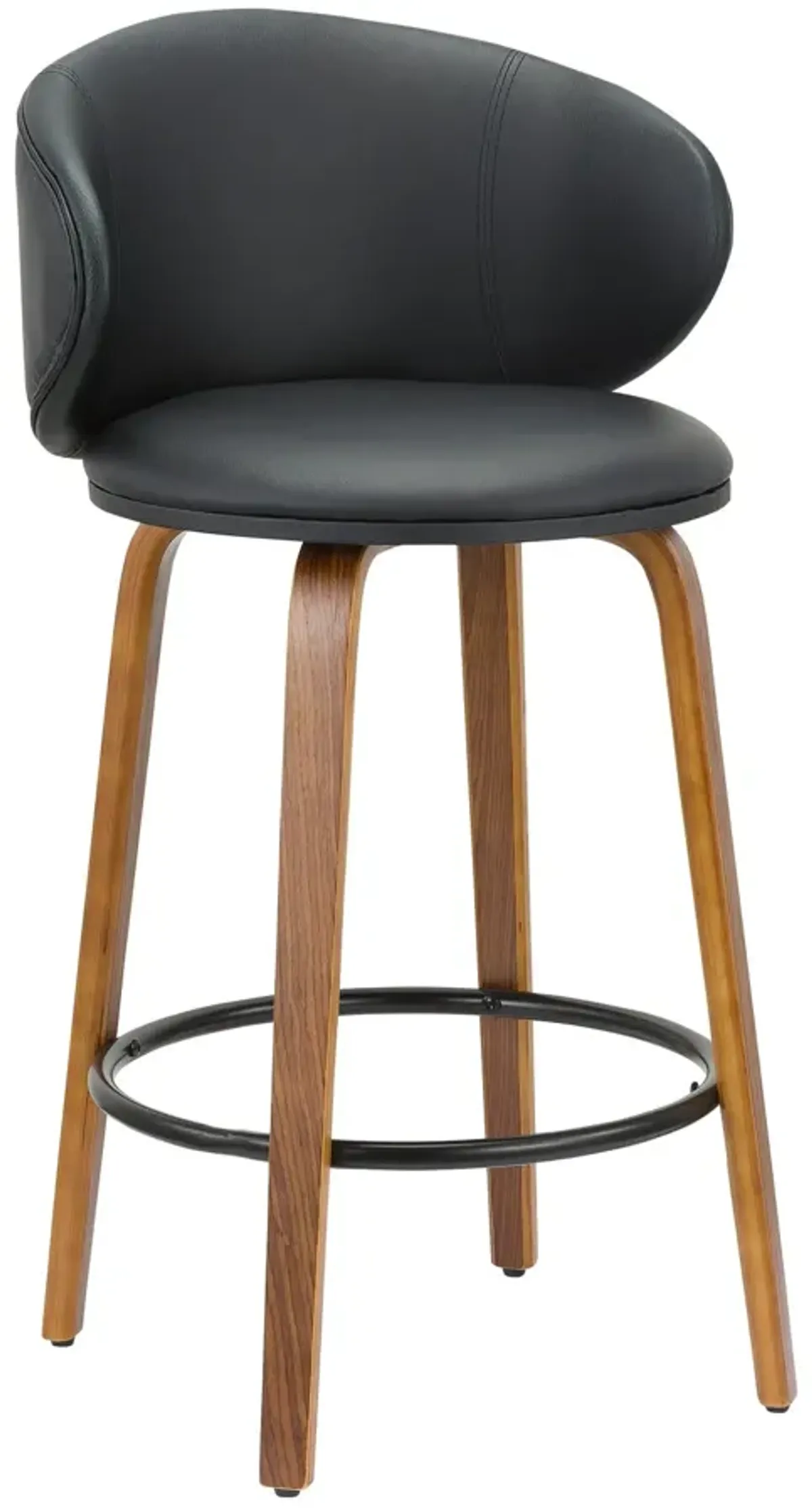 Walnut Wood Bar Stool