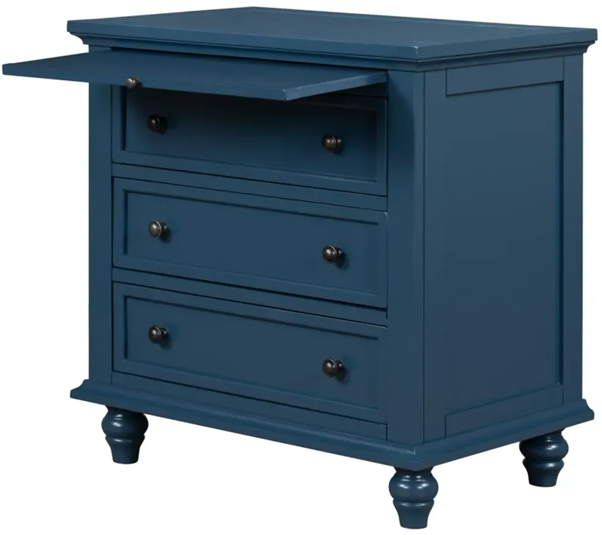 Merax 3-Drawer Bedroom Nightstand Storage Cabinet