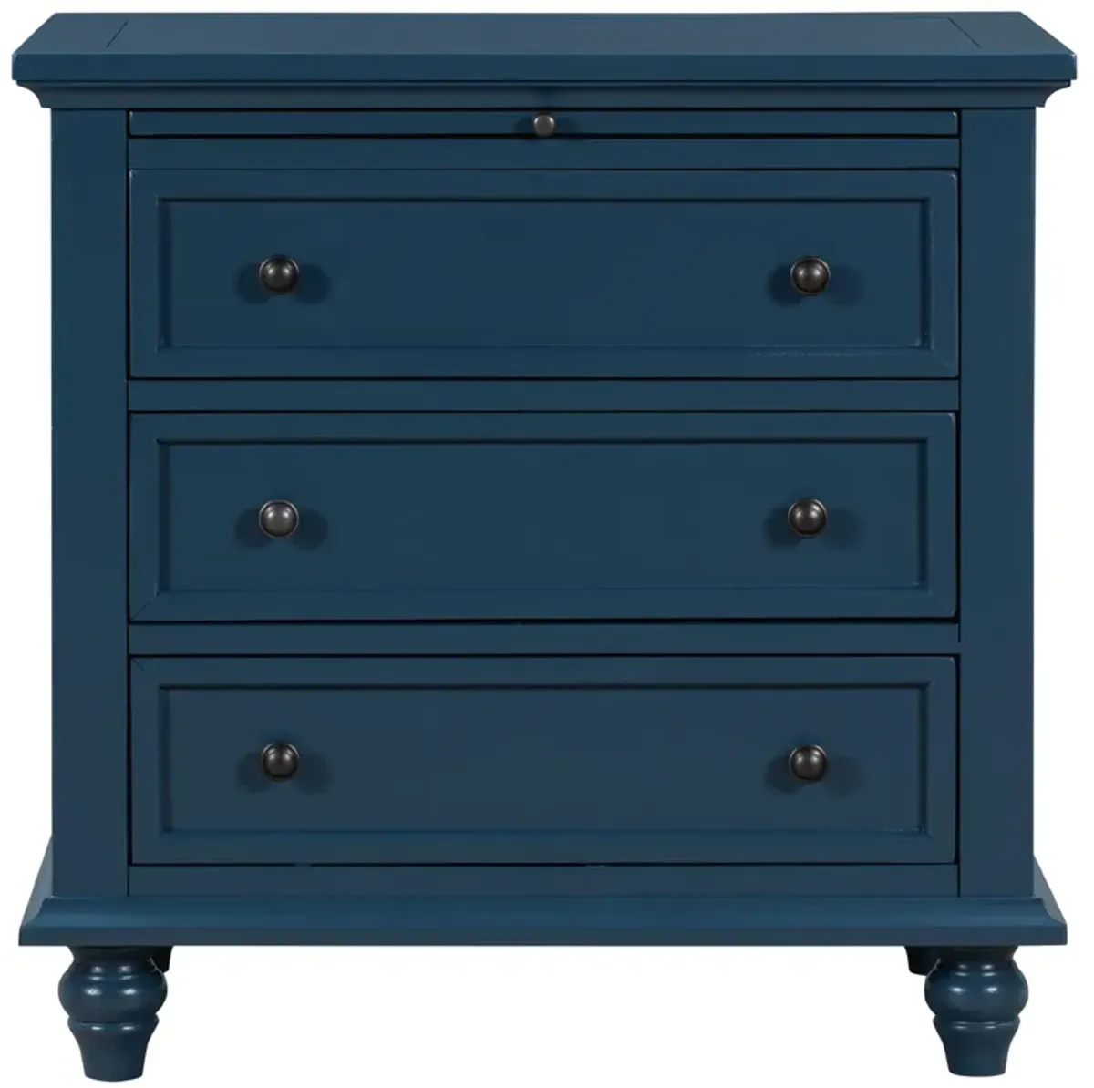 Merax 3-Drawer Bedroom Nightstand Storage Cabinet