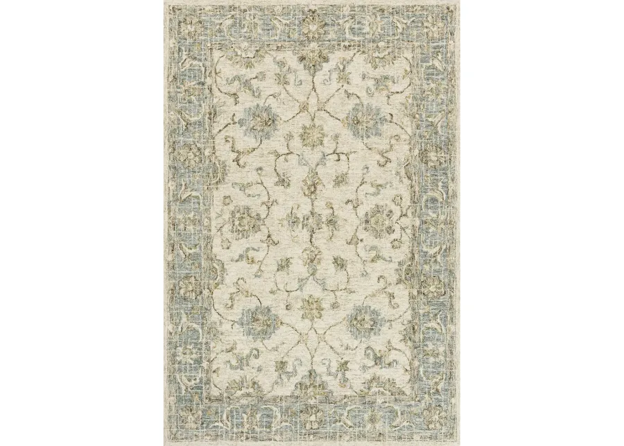 Julian JI06 Ivory/Spa 5' x 7'6" Rug