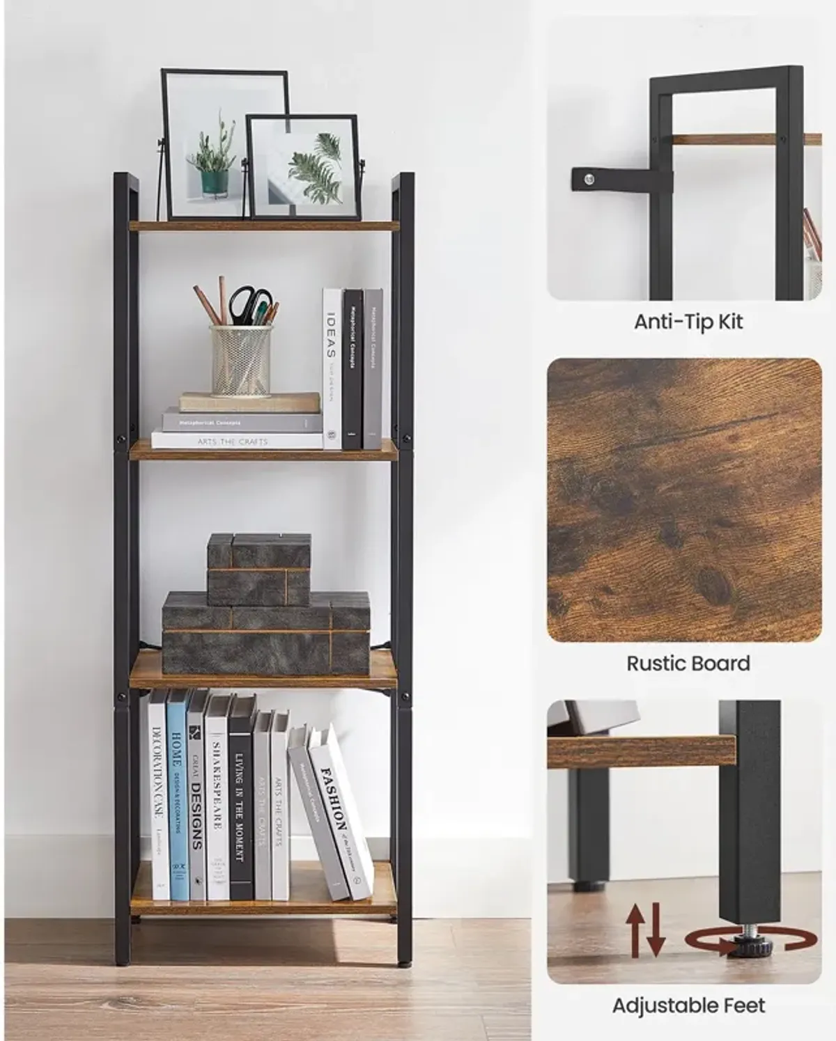 Slim and Stylish Bookshelf for Compact Living