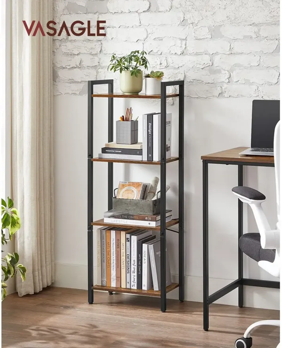 Slim and Stylish Bookshelf for Compact Living