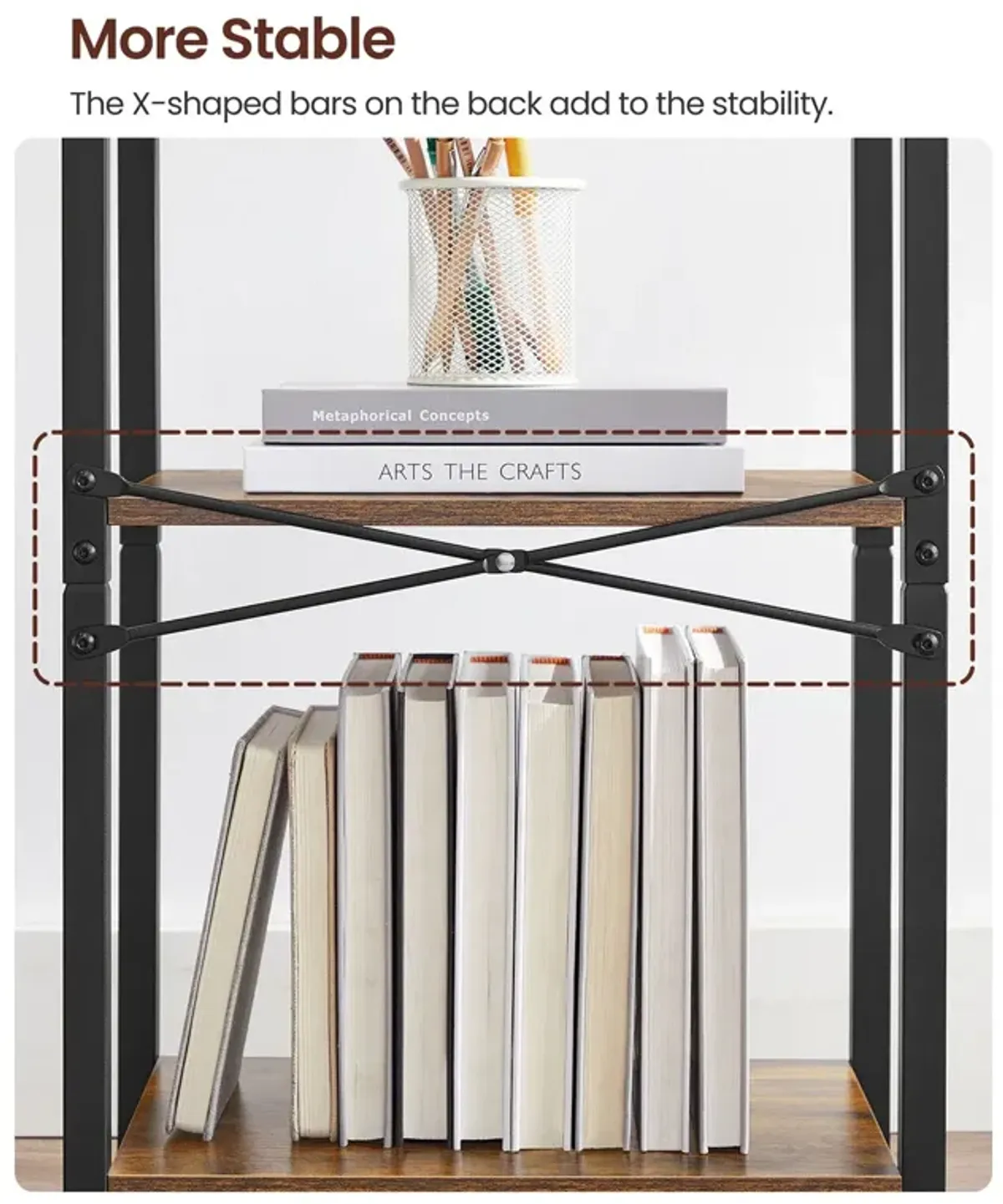 Slim and Stylish Bookshelf for Compact Living