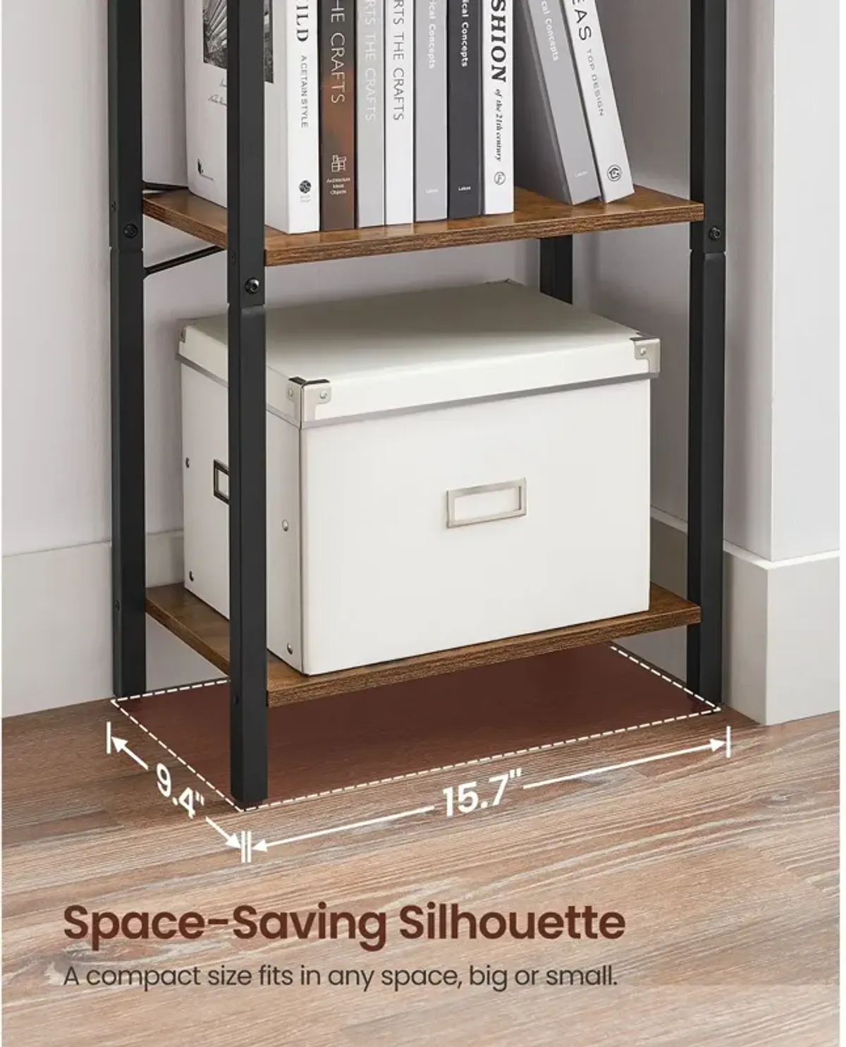 Slim and Stylish Bookshelf for Compact Living