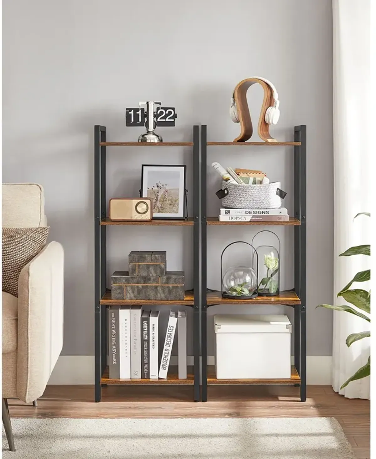 Slim and Stylish Bookshelf for Compact Living