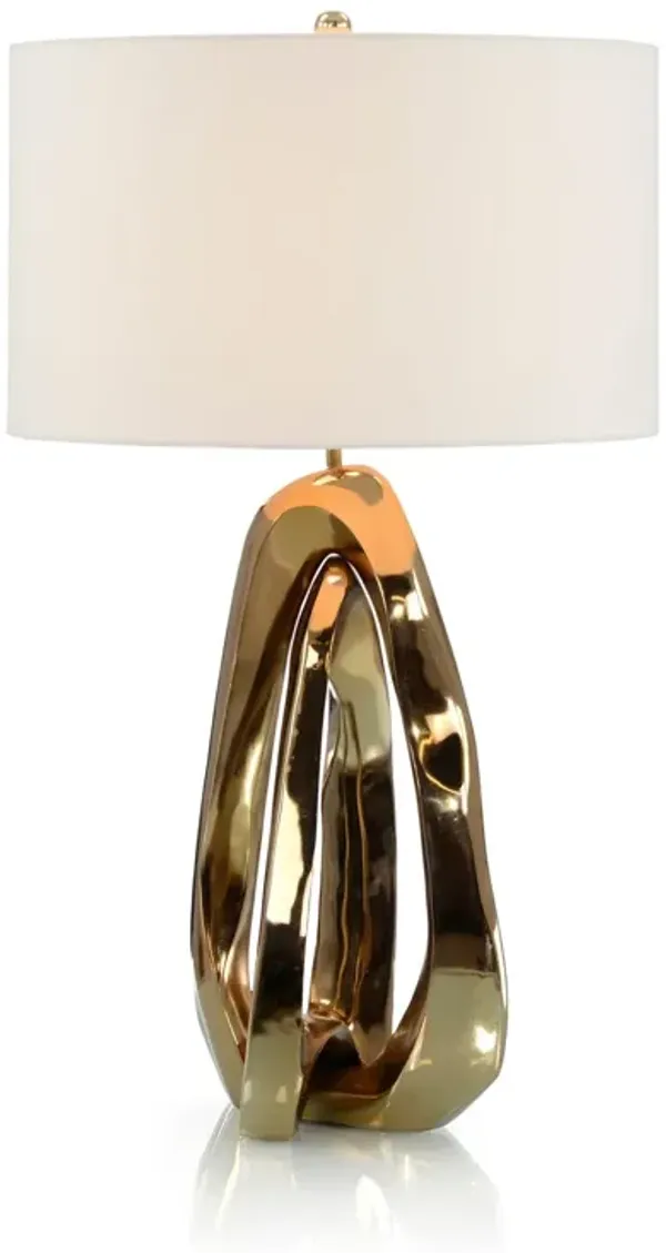 Amorphic Brass Table Lamp