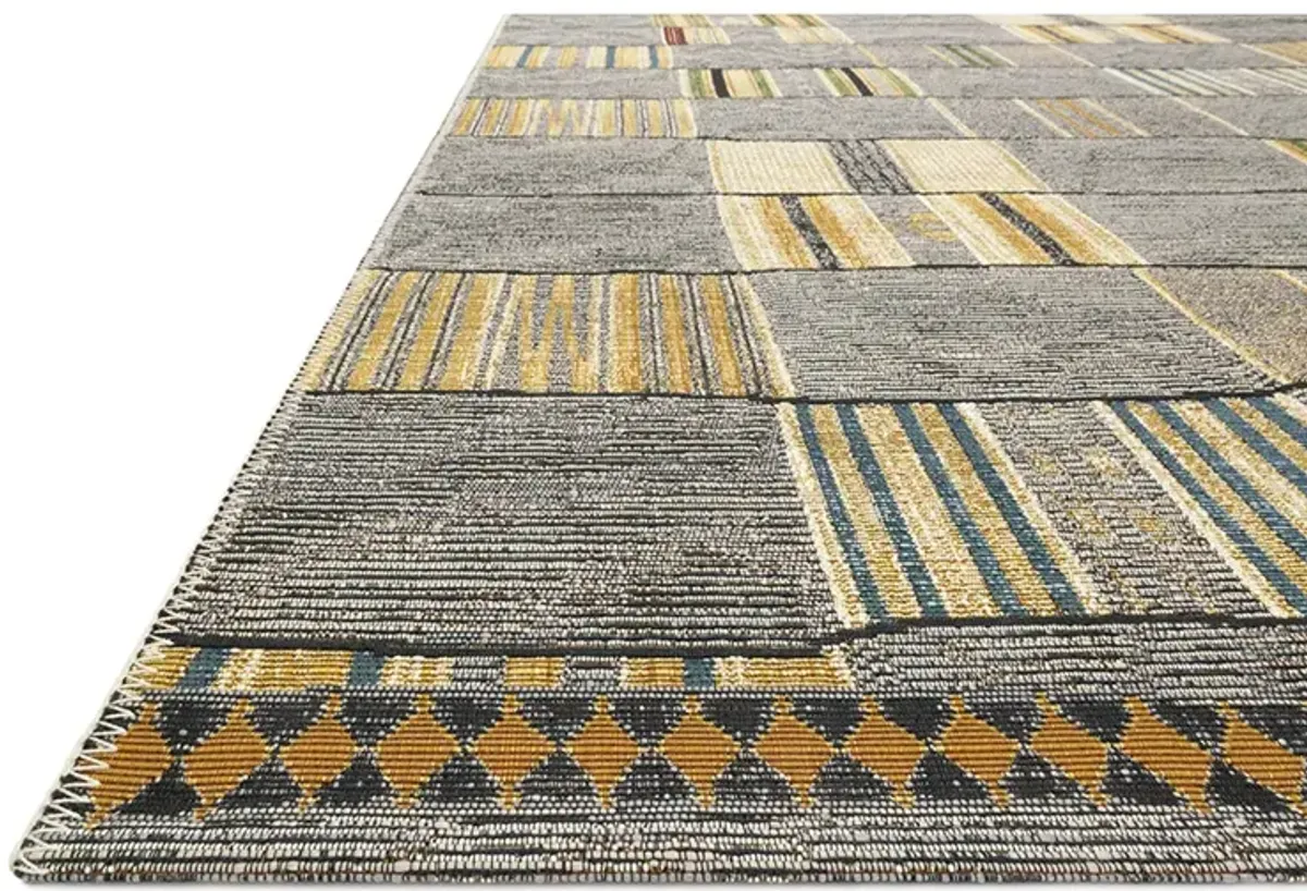 Mika MIK10 Granite/Multi 6'7" x 9'4" Rug