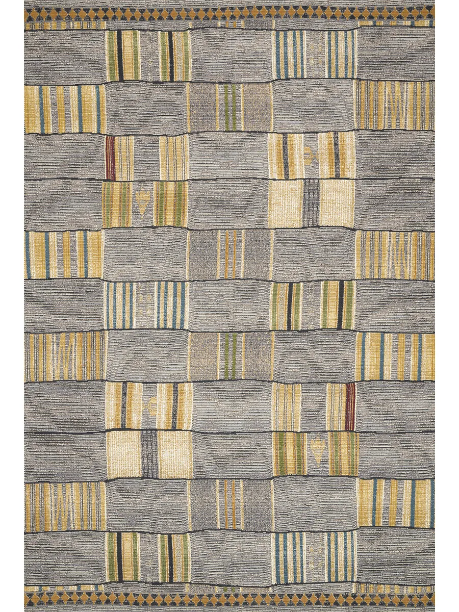 Mika MIK10 Granite/Multi 6'7" x 9'4" Rug