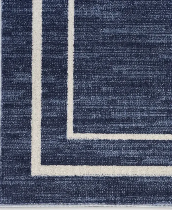 Nourison Essentials NRE02 Navy/Ivory 10' x 14' Rug
