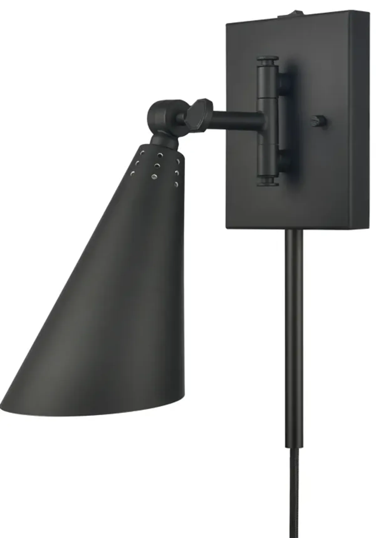 Whitmire 10.25'' High 1-Light Black Sconce