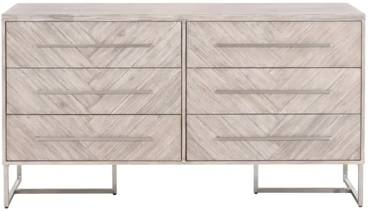 Mosaic 6-Drawer Double Dresser