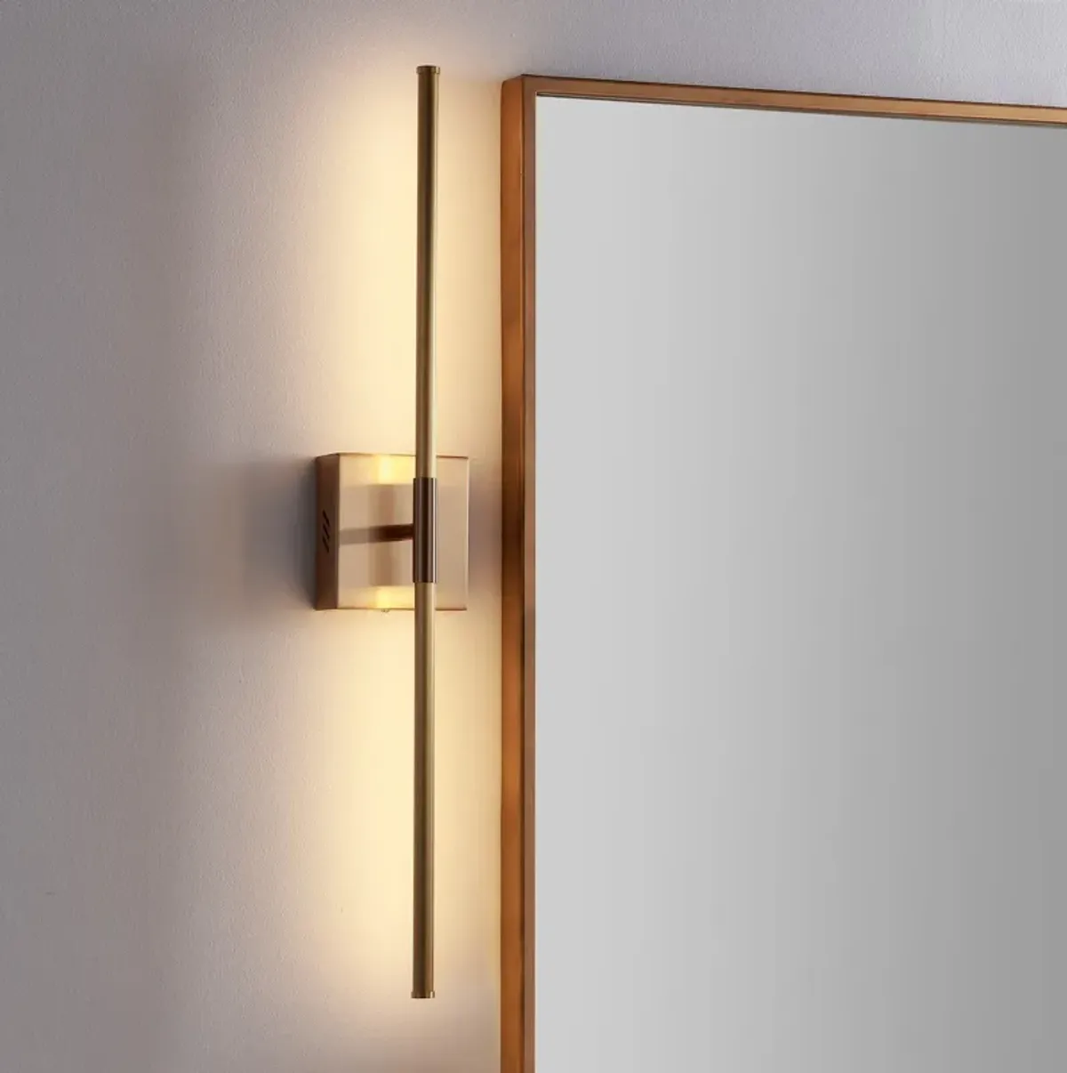 Makena Dimmable Integrated LED Metal Wall Sconce