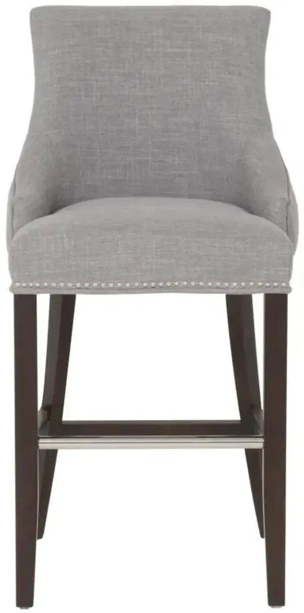 Belen Kox Tufted Back Barstool, Smoke, Belen Kox