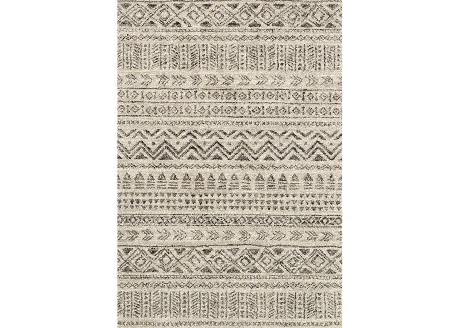 Emory EB10 Stone/Graphite 7'7" x 10'6" Rug