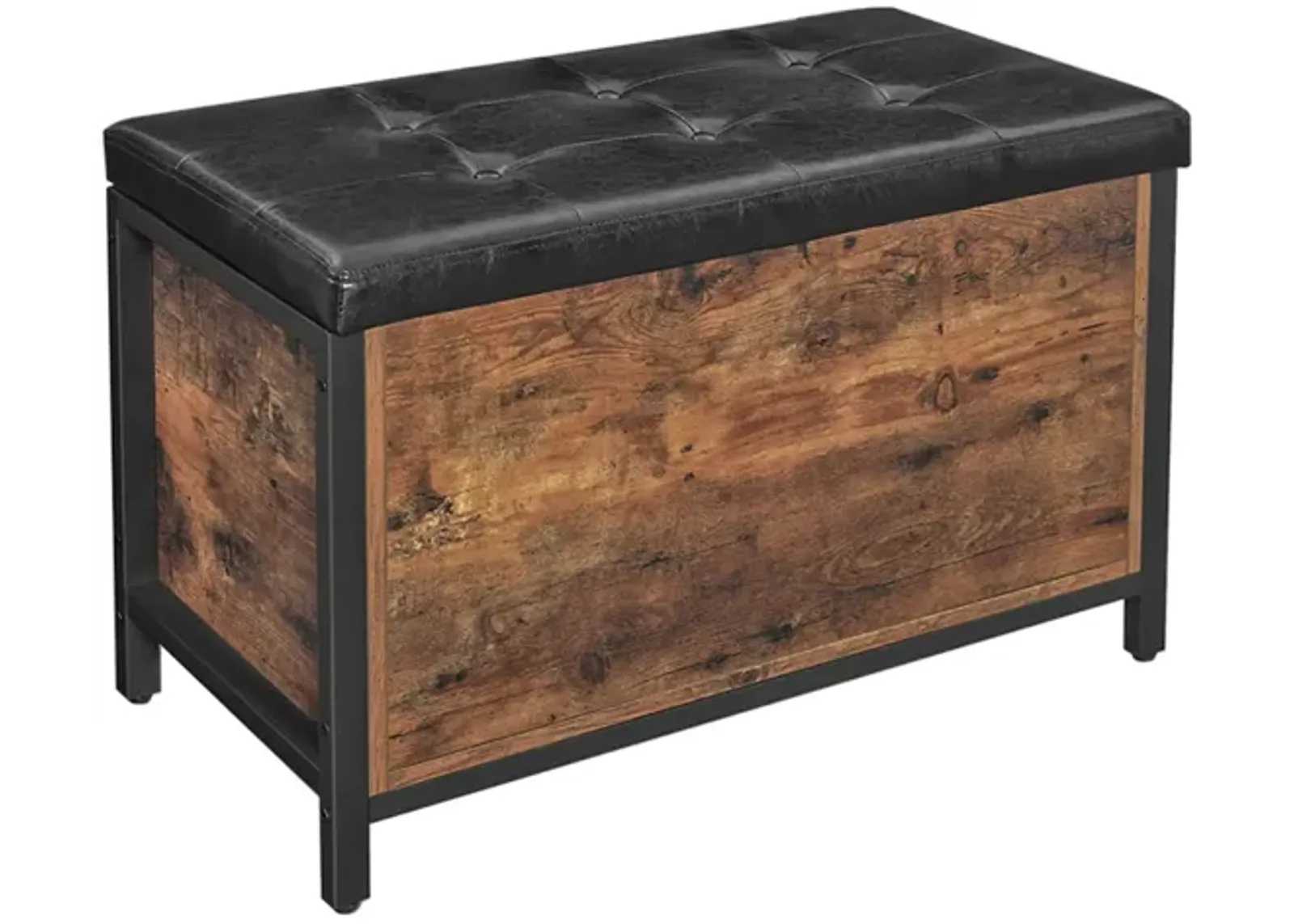 Storage Bench, Flip Top Storage Ottoman and Trunk with Padded Seat