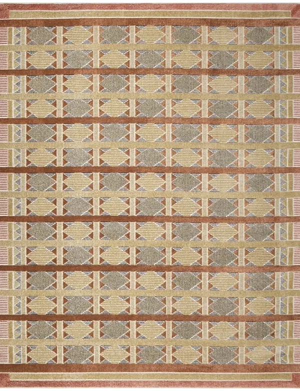 Nordic NRC06 Rust/Multicolor 8' x 10' Rug