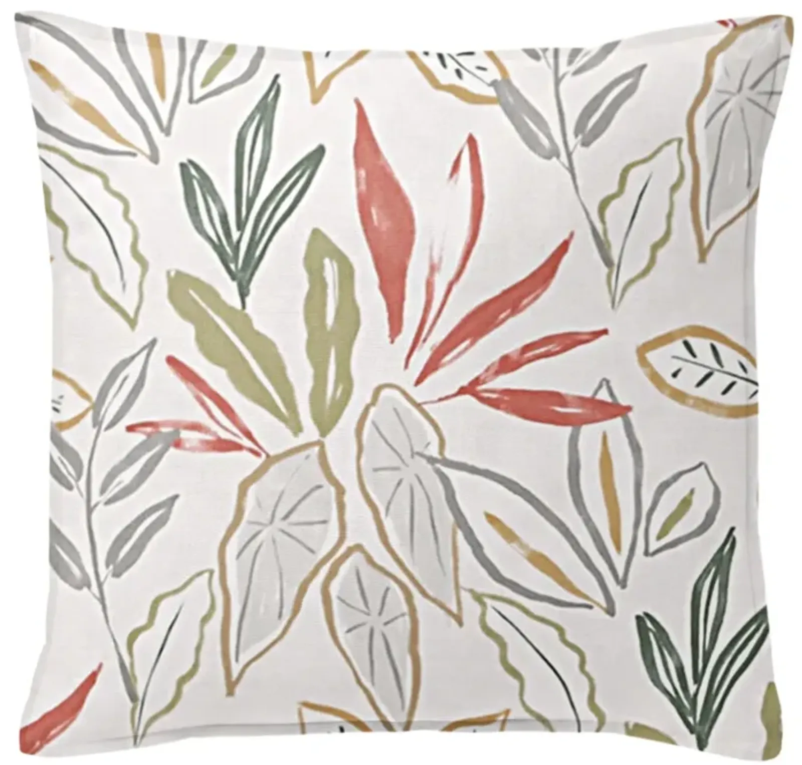 6ix Tailors Fine Linens Fall Foliage Beige Decorative Throw Pillows