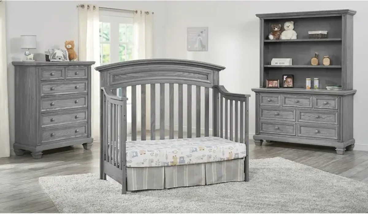 Soho Baby Richmond  4 In 1Crib Brushed Gray