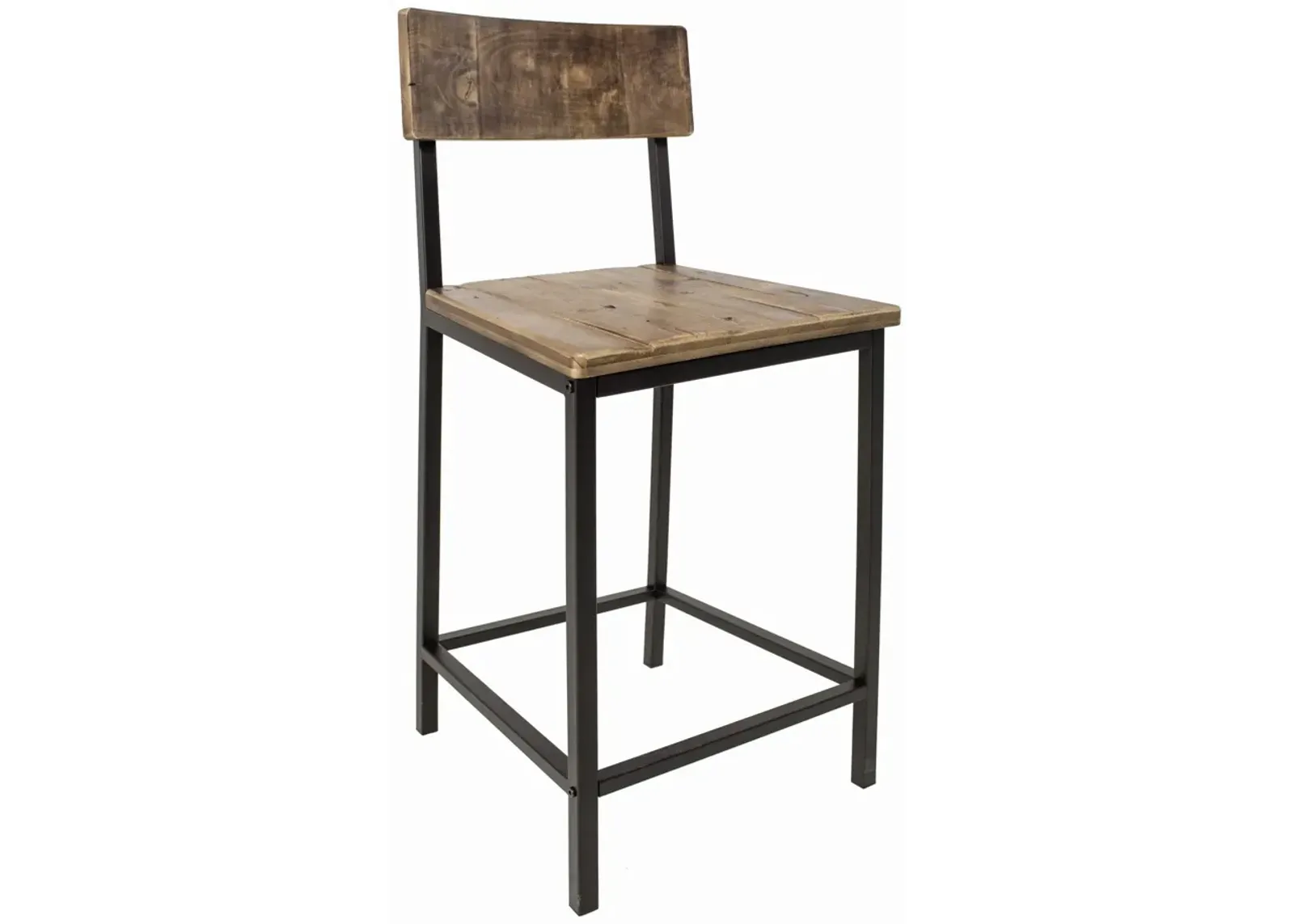 reclaimed wood counter stool, Set of 2