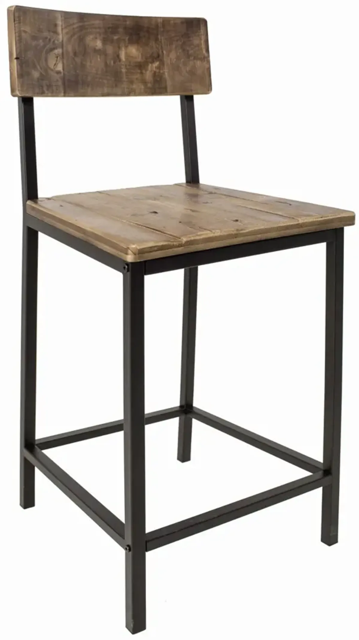 reclaimed wood counter stool, Set of 2