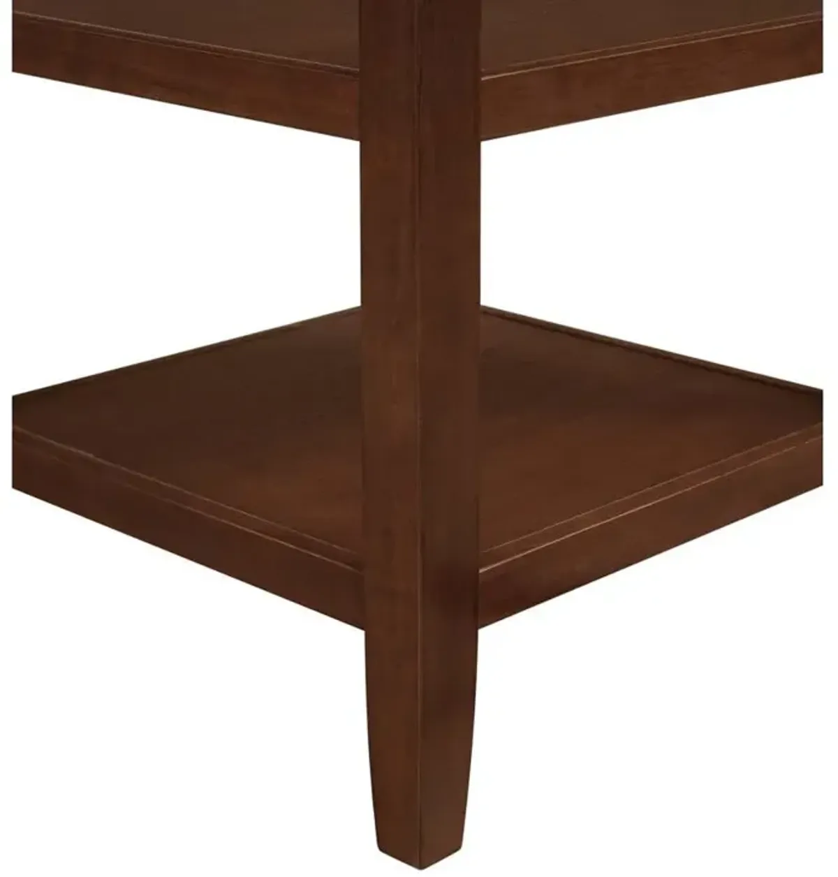 Convenience Concepts Tribeca End Table with Shelves, Espresso