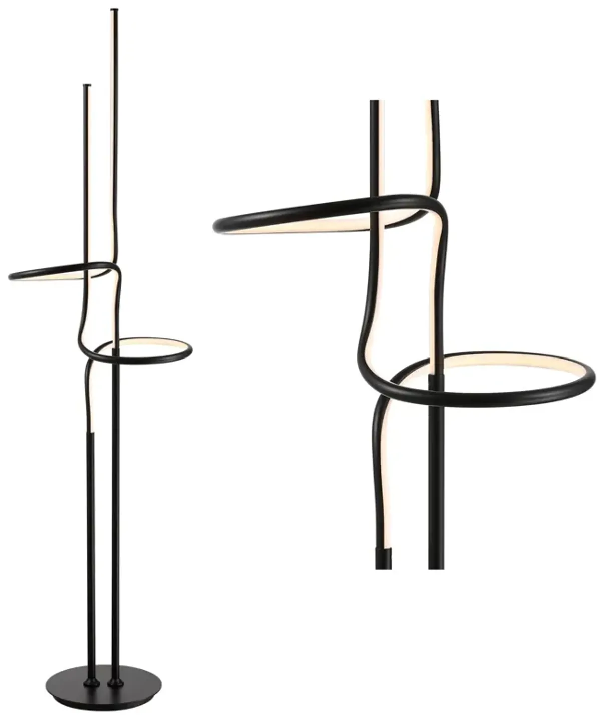 Sketch Minimalist Dimmable Metal Integrated LED Floor Lamp