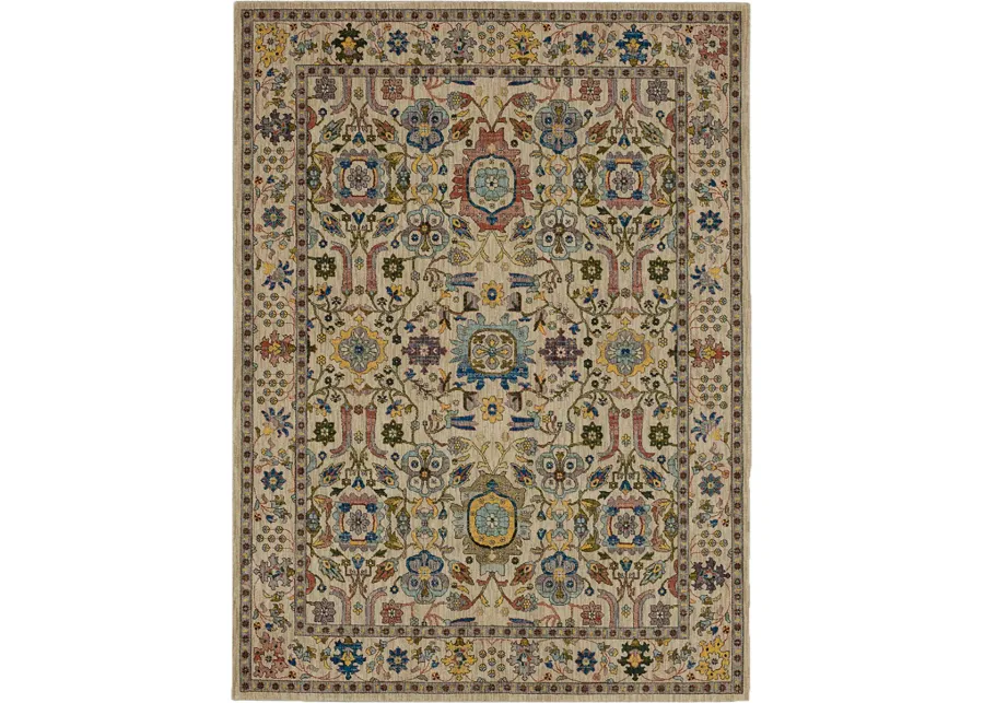 Pandora Enmity Dark Beige 5' 3" X 7' 10" Rug