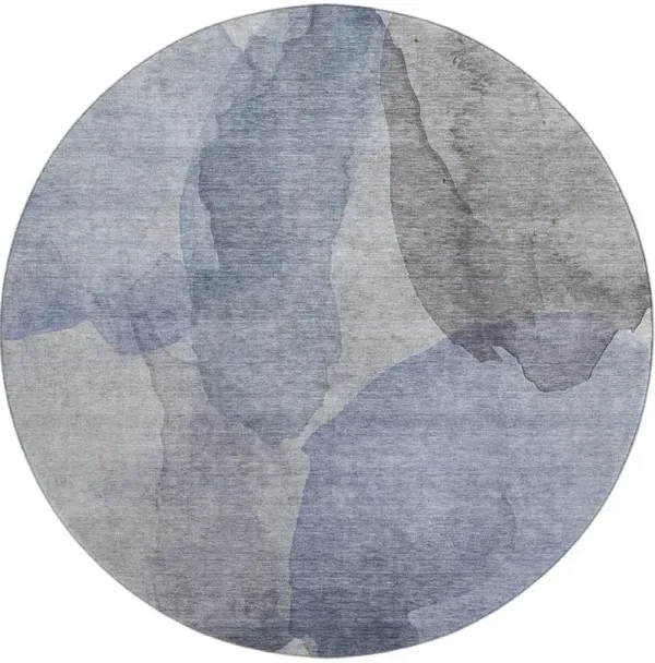 Ravenna RN13 Blue 8' Round Rug