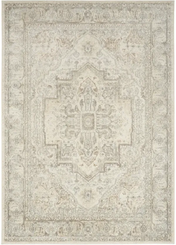 Quarry QUA18 Beige 6' x 9' Rug