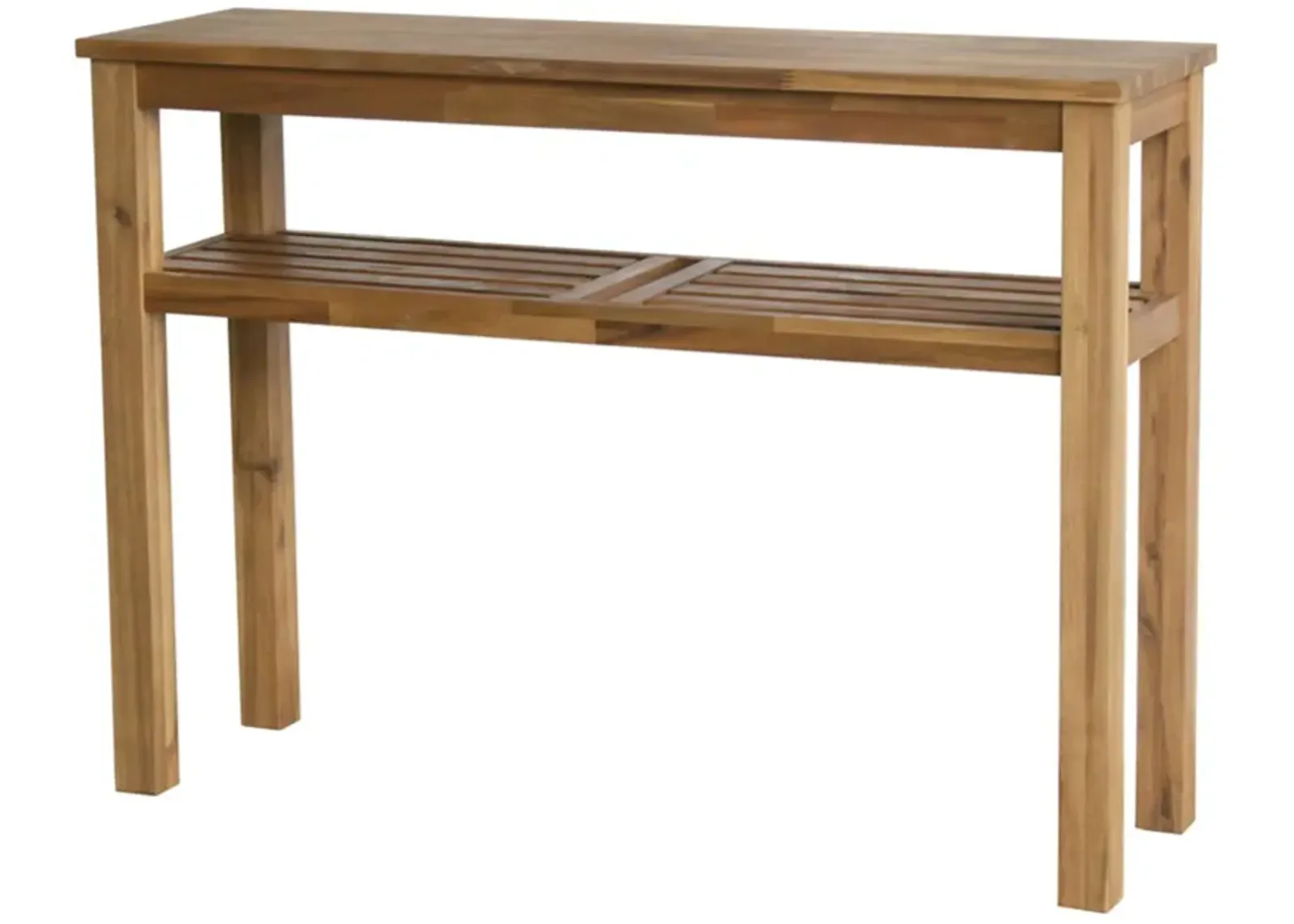 Tiburon Console with Shelf - Amber