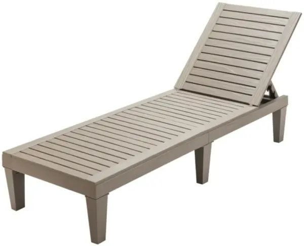 Outdoor Recliner Chair with 5-Position Adjustable Backrest