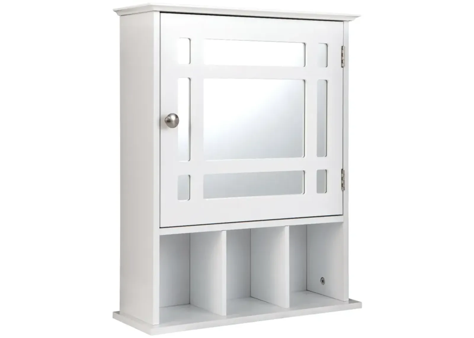 Wall Mounted and Mirrored Bathroom Cabinet