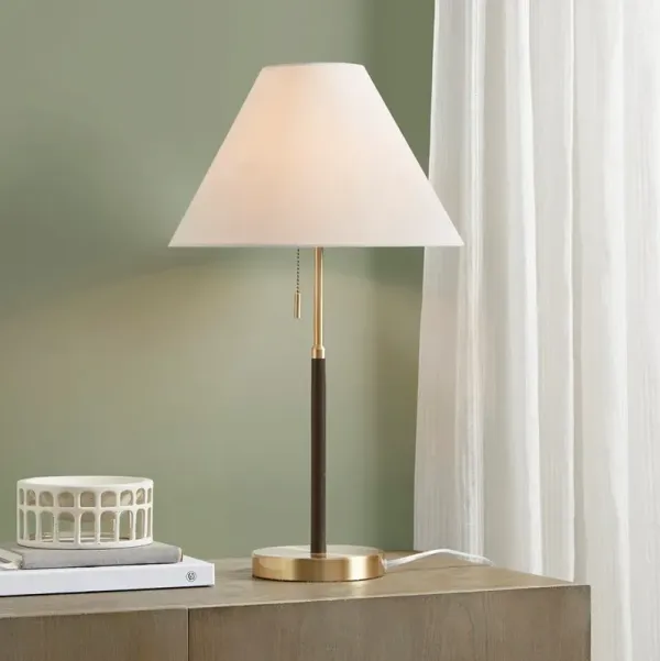 Streamdale Bromley Two Tone Pull-Chain Table Lamp