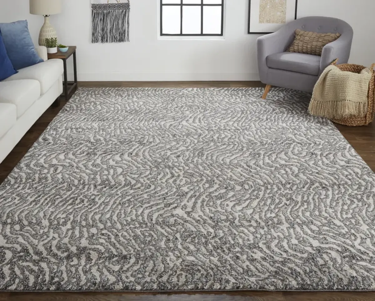 Vancouver 39FJF Gray/Taupe/Ivory 9' x 12' Rug