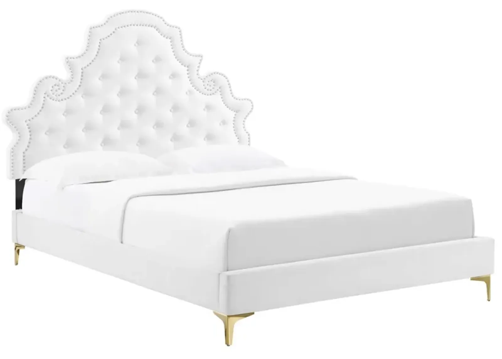 Modway - Gwyneth Tufted Performance Velvet Queen Platform Bed