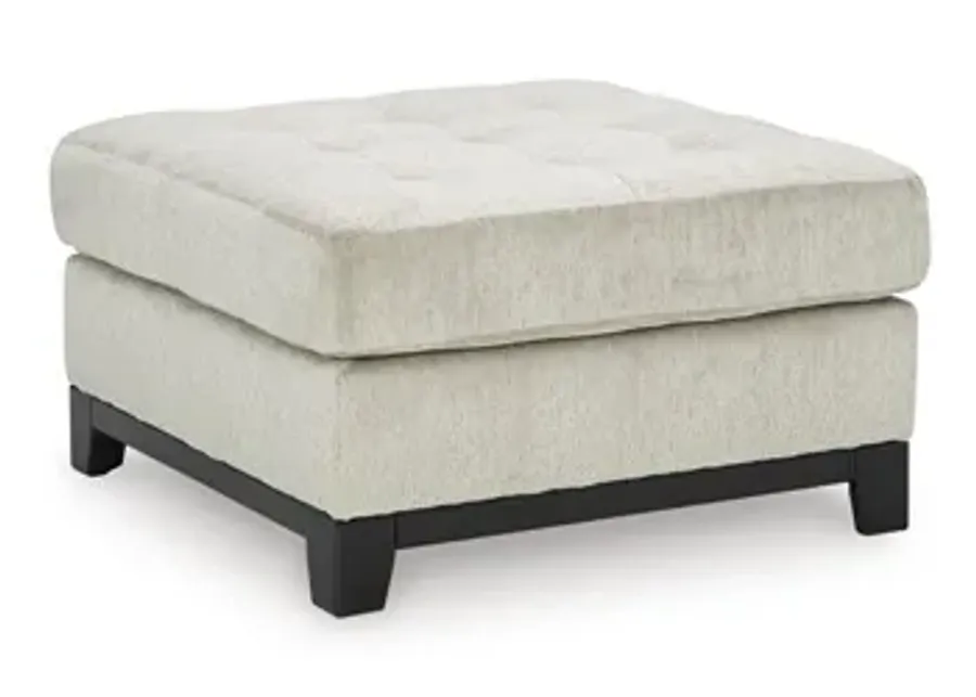 Maxon Place Oversized Accent Ottoman- Beige