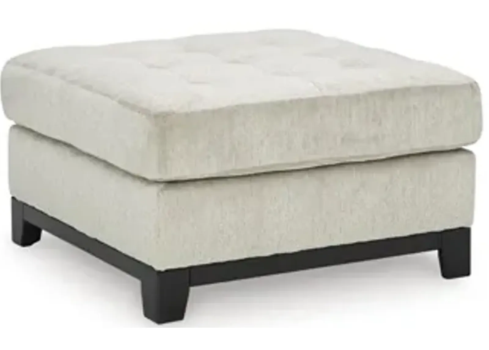 Maxon Place Oversized Accent Ottoman- Beige