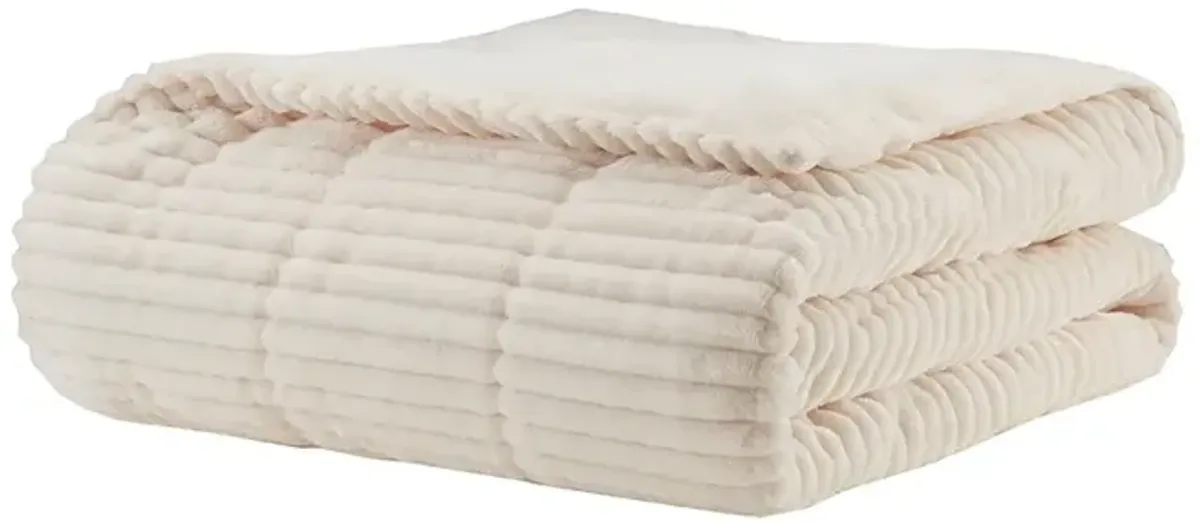 Gracie Mills Hendricks Oversized Plush Down Alternative Throw Blanket