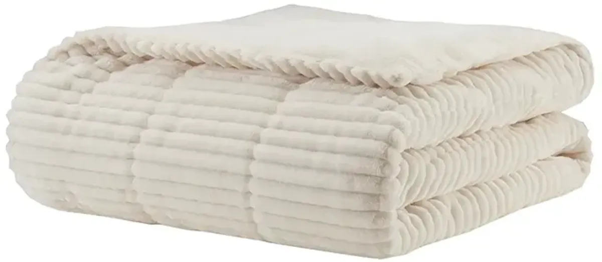 Gracie Mills Hendricks Oversized Plush Down Alternative Throw Blanket