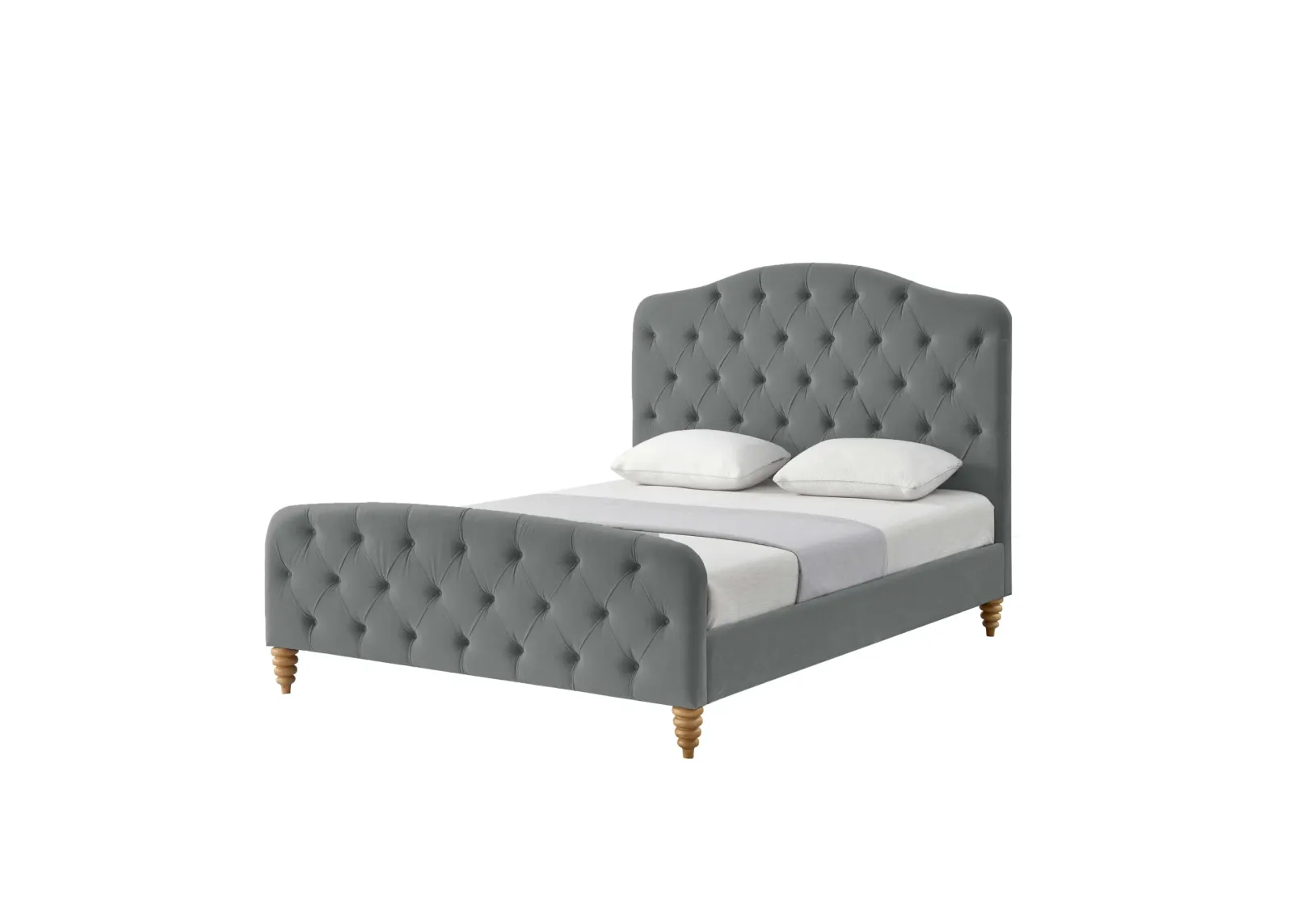 Rustic Manor Katerina Velvet Platform Bed