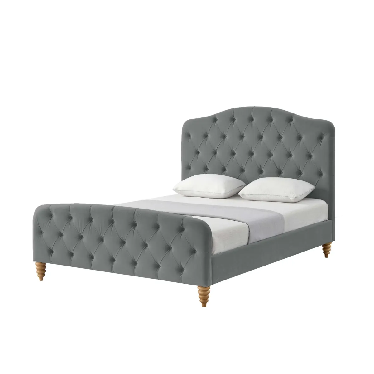 Rustic Manor Katerina Velvet Platform Bed