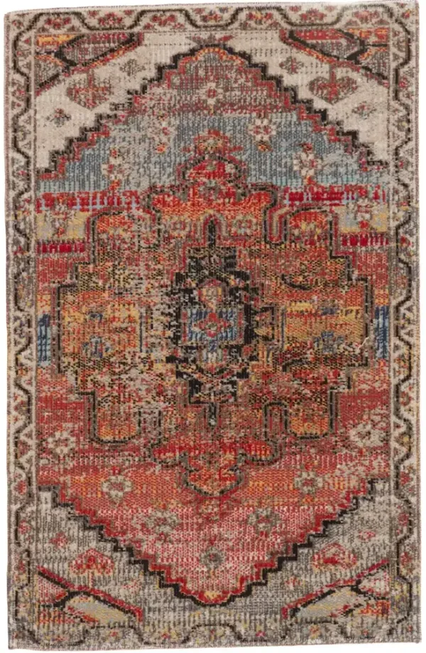 Polaris Cicero Multicolor 7'10" Round Rug