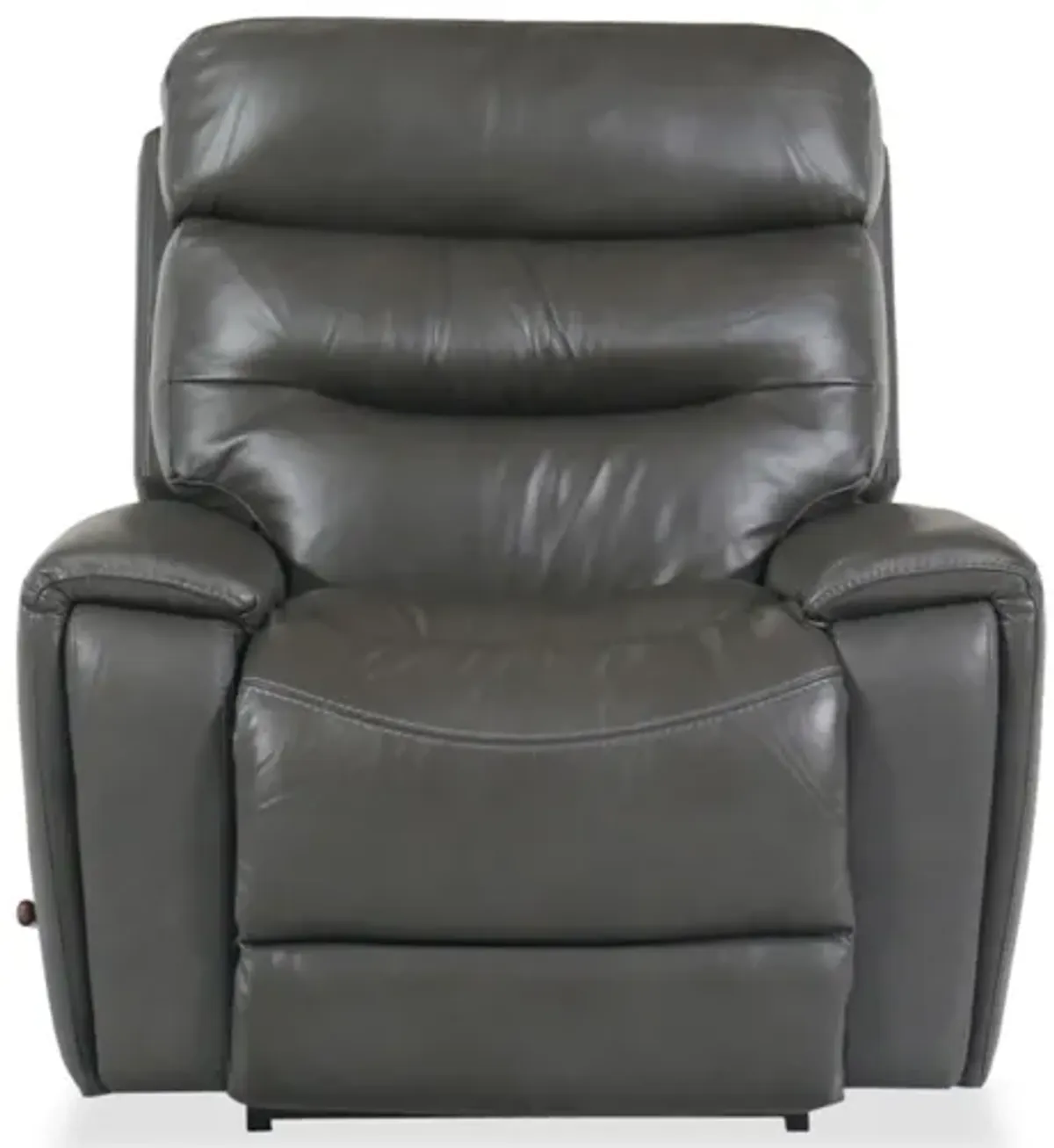 Soren Pewter Leather Rocking Recliner