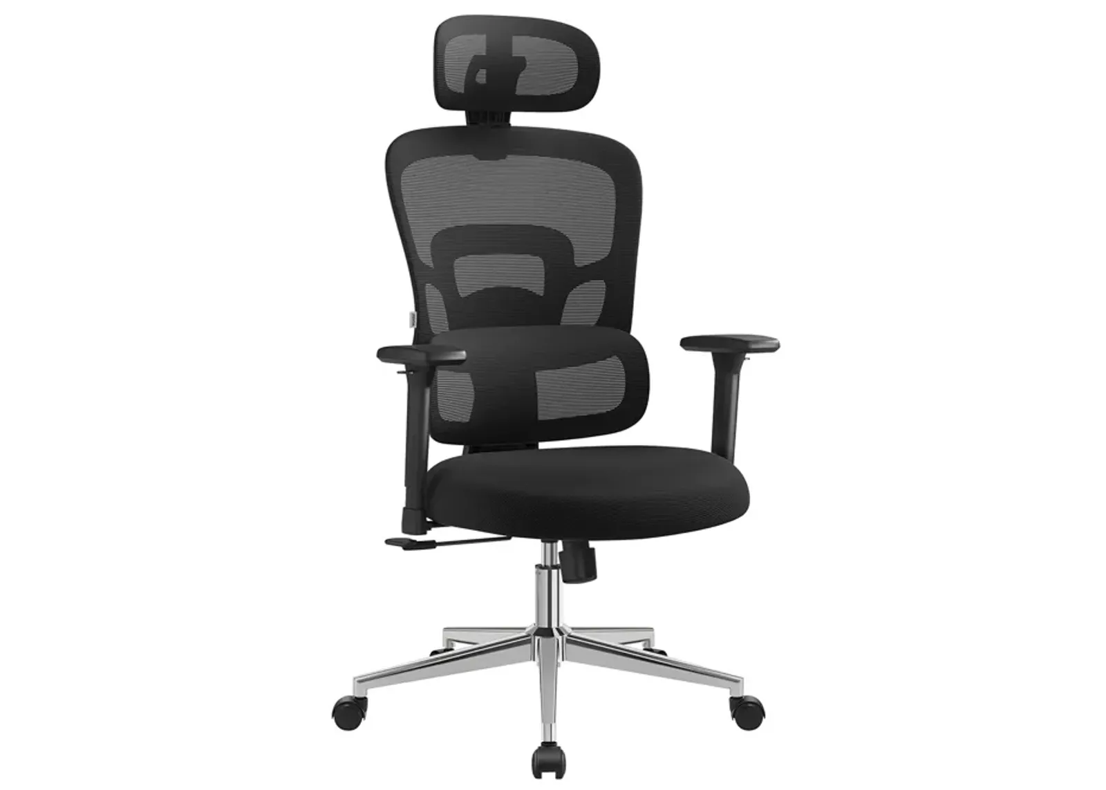 Adjustable Ergonomic Office Chair with Headrest and Armrests for Maximum Comfort