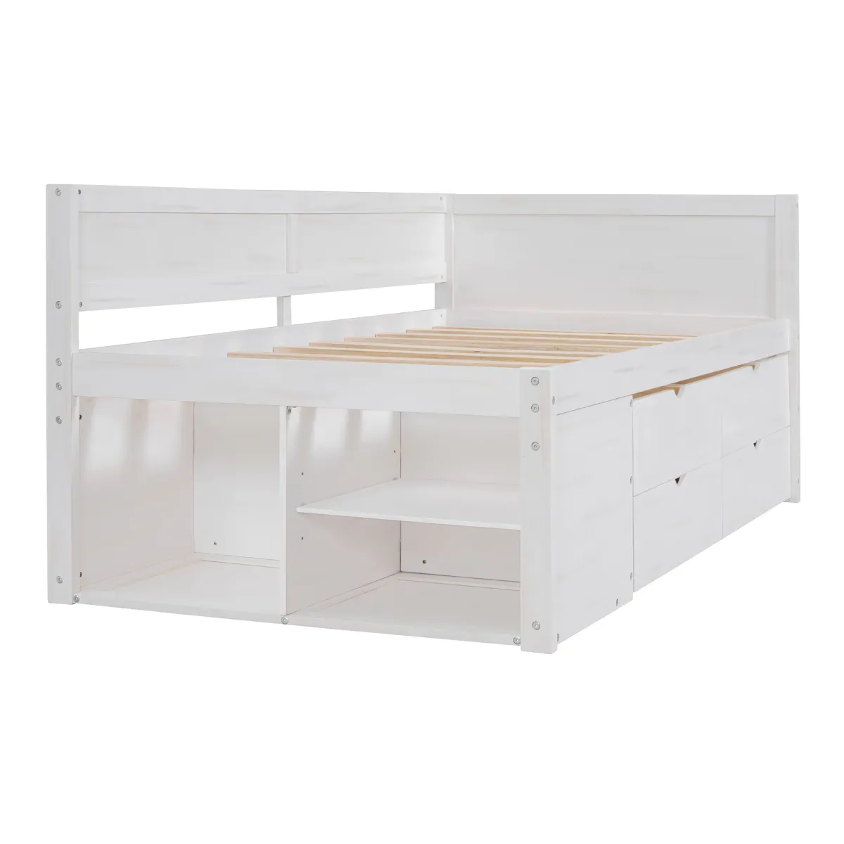 Merax Daybed with Drawers and Shelves